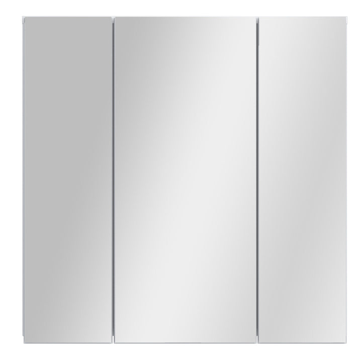Lokko Hanging Cupboard with 3 Mirror Doors in White
