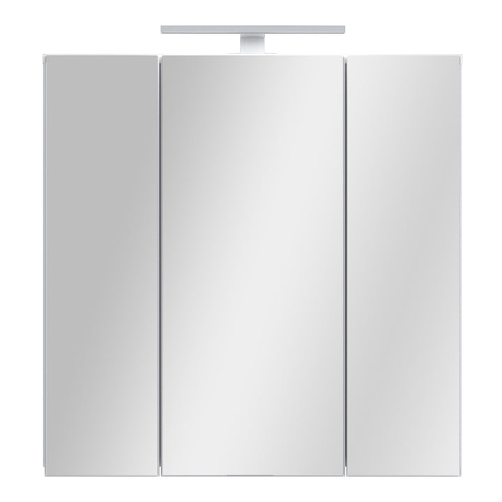 Lokko Hanging Cupboard with 3 Mirror Doors in White