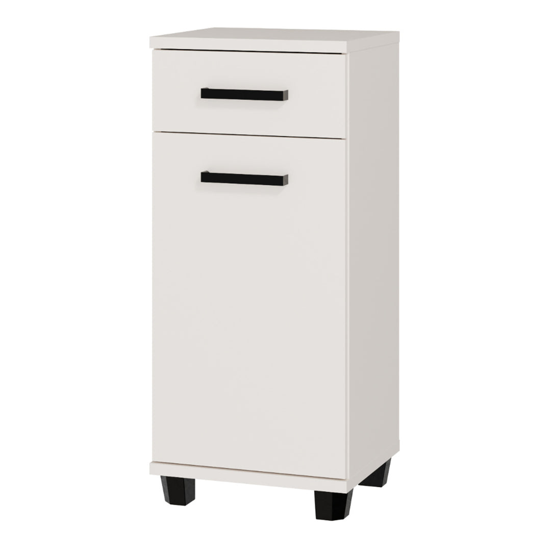 Veris Bathroom Cupboard with 1 Door & 1 Drawer in Sand