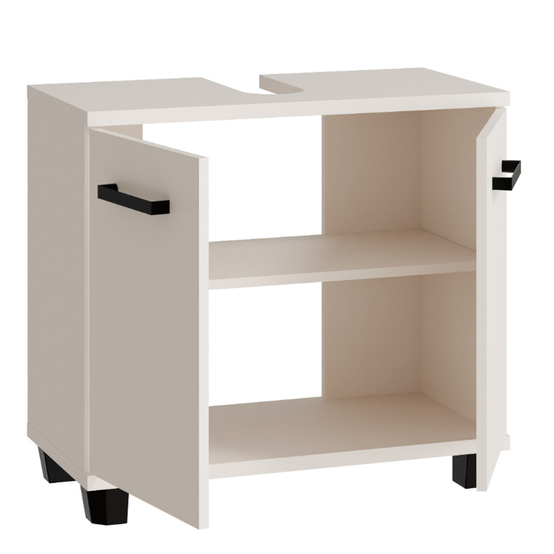Veris Under Sink Vanity Unit with 2 Doors in Sand