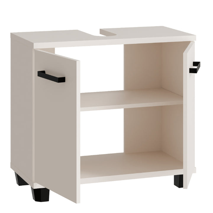 Veris Under Sink Vanity Unit with 2 Doors in Sand
