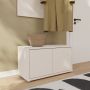 Alice Springs Bench with 2 Doors Push-to-Open in Sand