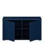 Alice Springs Bench with 2 Doors Push-to-Open in Night Blue