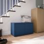 Alice Springs Bench with 2 Doors Push-to-Open in Night Blue