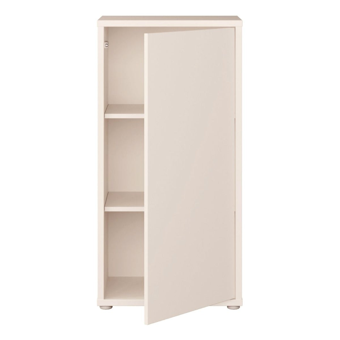 Alice Springs 1 Door Cupboard with Push-to-Open Door in Sand