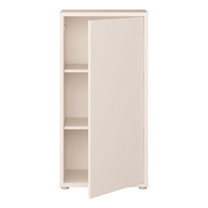 Alice Springs 1 Door Cupboard with Push-to-Open Door in Sand