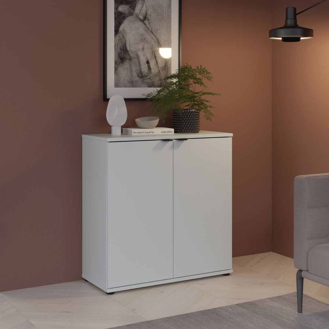 Ganymede 2 Door Cupboard in Light Grey