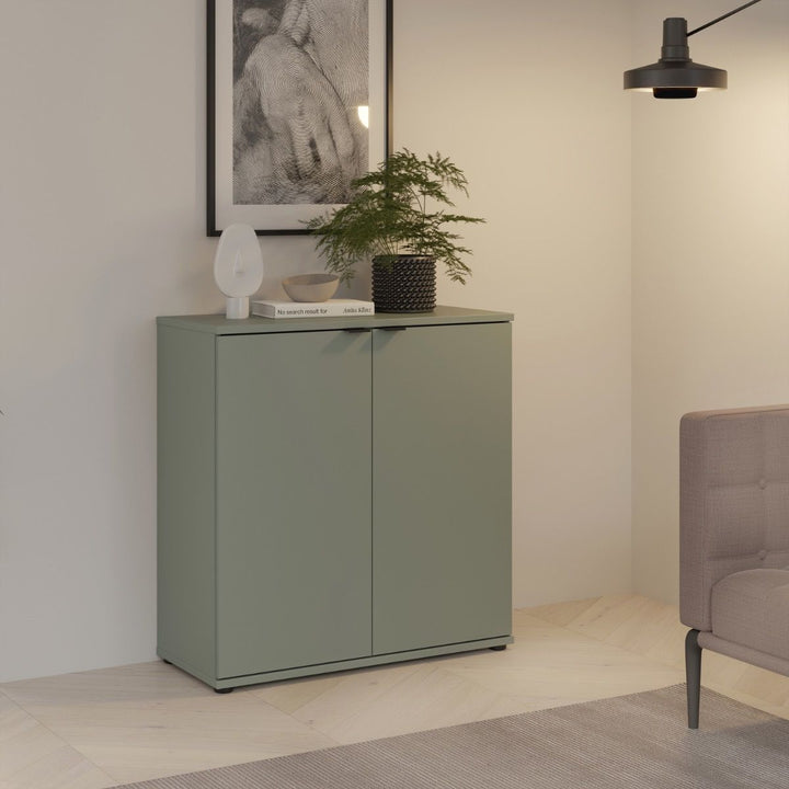Ganymede 2 Door Cupboard in Sage Green