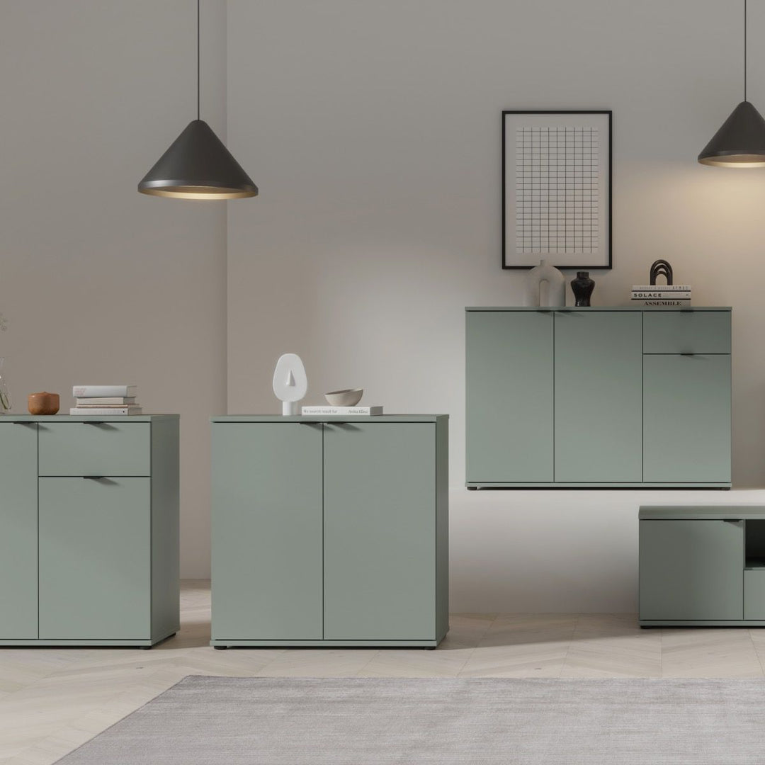 Ganymede 2 Door Cupboard in Sage Green