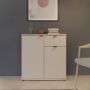 Ganymede 2 Door Cupboard with Drawer in Sand