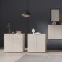 Ganymede 2 Door Cupboard with Drawer in Sand