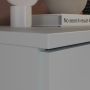 Ganymede Wide 3 Door Cupboard with Drawer in Light Grey