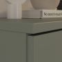 Ganymede Wide 3 Door Cupboard with Drawer in Sage Green