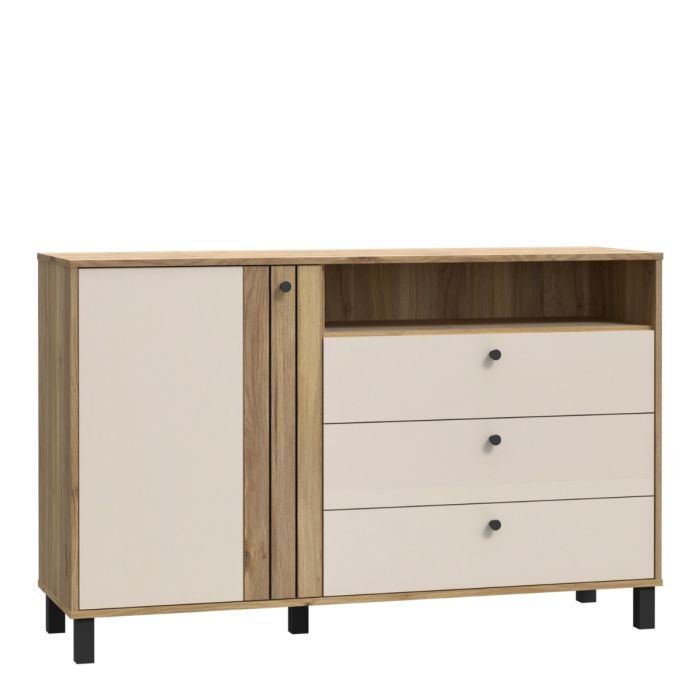 Cumbria Chest 5 Drawers Dark Grey