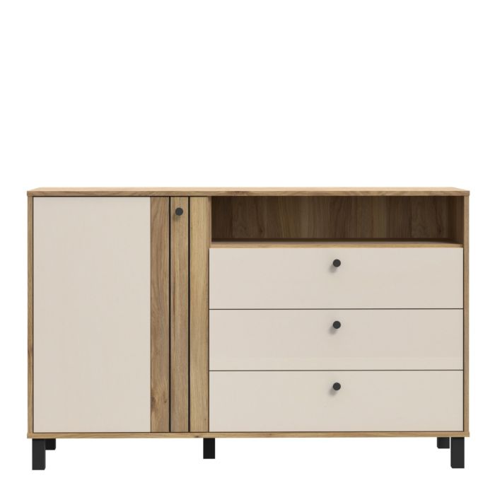 Cumbria Chest 5 Drawers Dark Grey