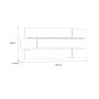 Klara Wall Shelf inc LED Lighting
