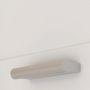 Lokko Hanging Cupboard with 1 Door & Silver Handle in White