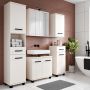 Veris Bathroom Cupboard with 1 Door & 1 Drawer in Sand