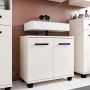 Veris Under Sink Vanity Unit with 2 Doors in Sand