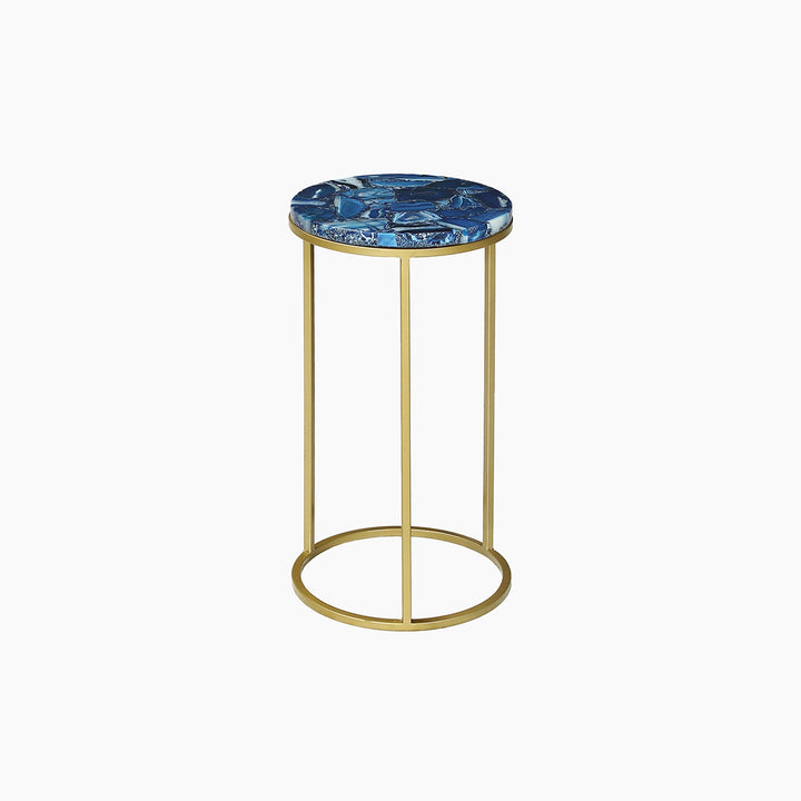 Greta Blue Agate Accent Piece