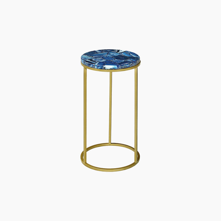 Greta Blue Agate Accent Piece