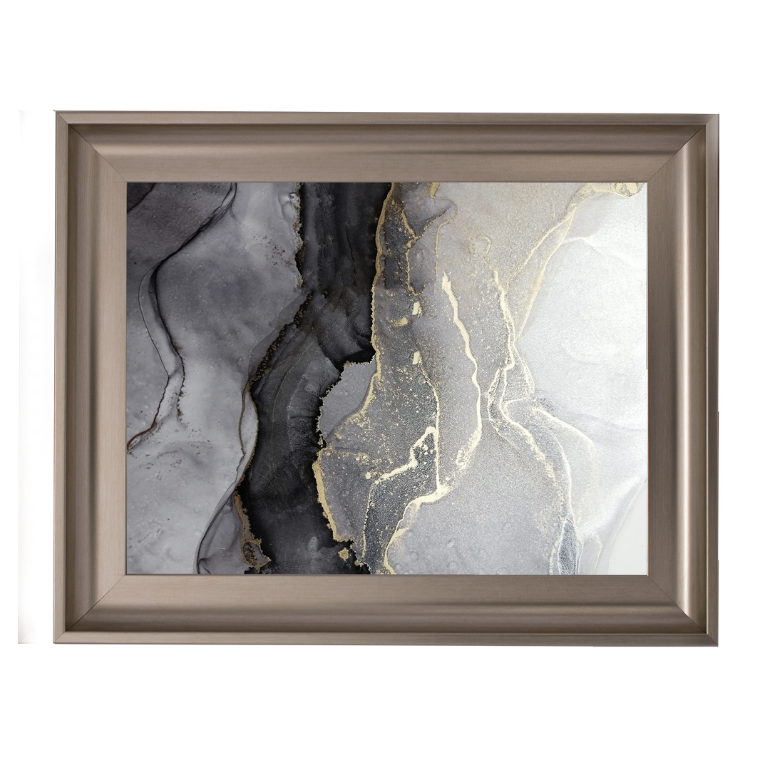 AB148 Abstract Black & Grey