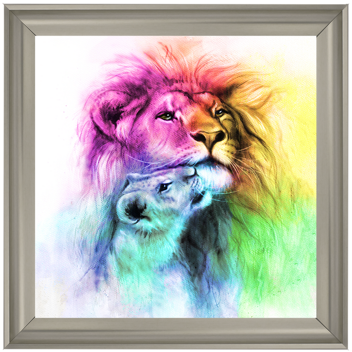 Proud Father Lion