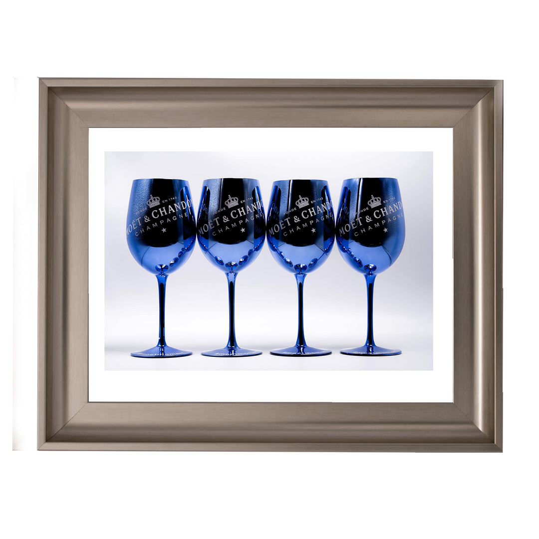 Moet Glasses - Blue