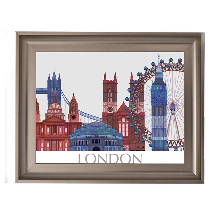 CY050 London Landmarks , Red Blue II