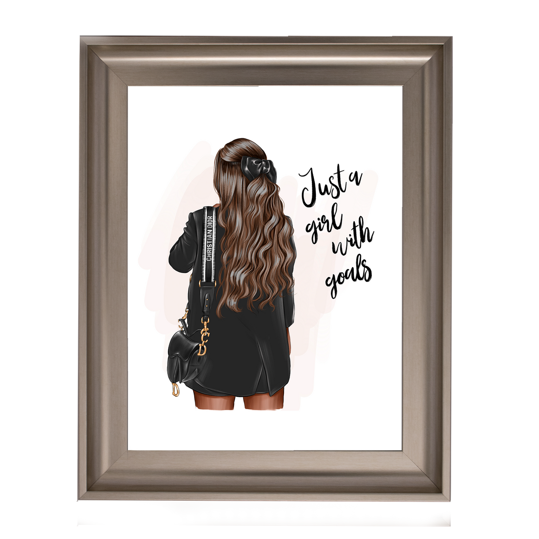 Copy of Girl with goals (Brunette)