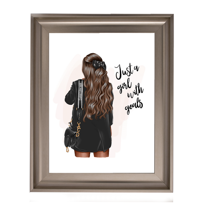 Copy of Girl with goals (Brunette)