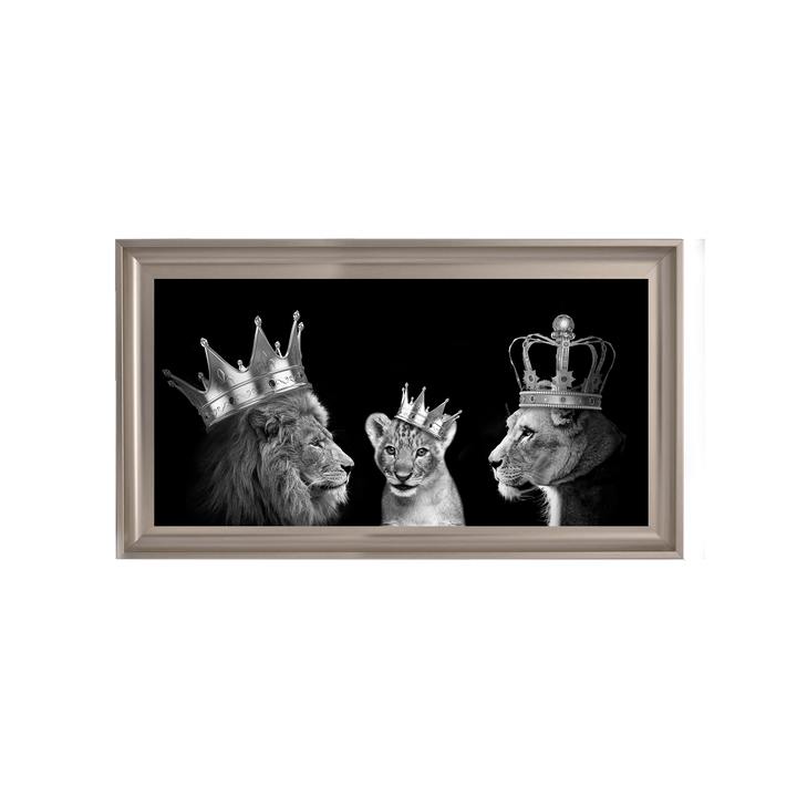 Lion trio family (Silver Crowns)