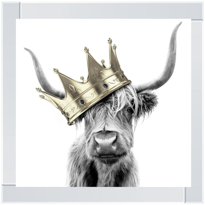 AN347 Crowned Cow Gold