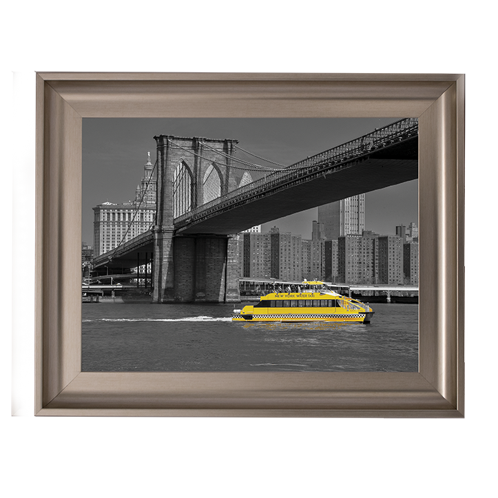 CY066 NY Water Taxi Under Brooklyn Bridge
