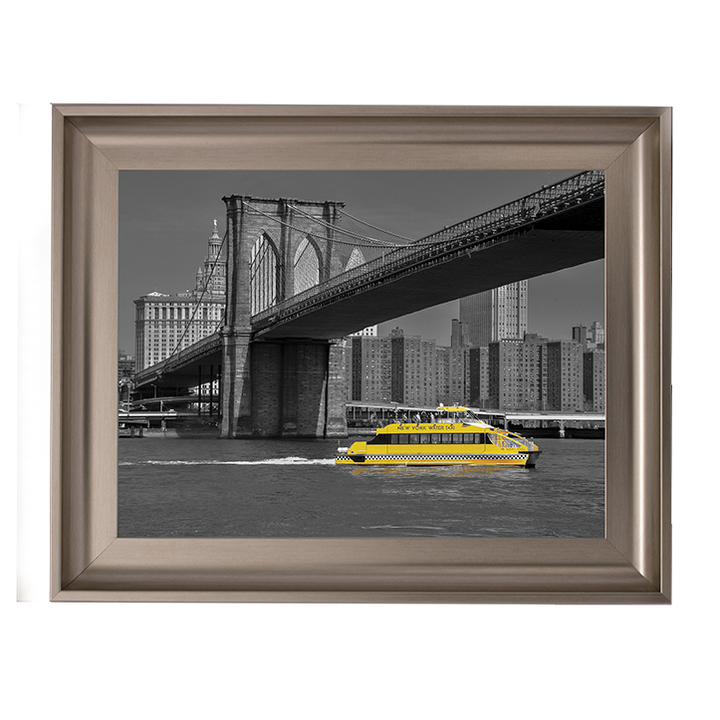 CY066 NY Water Taxi Under Brooklyn Bridge