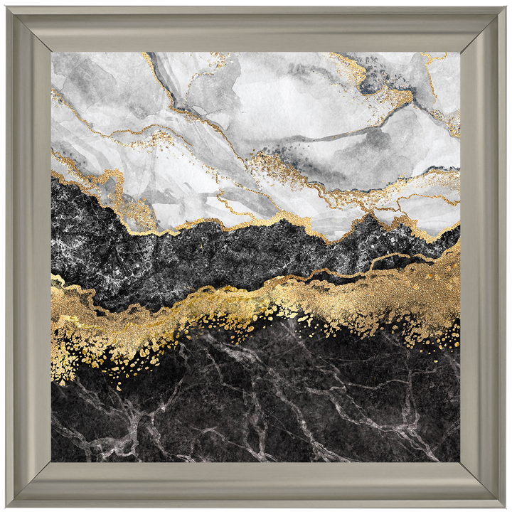 AB150 Black & Gold Geode