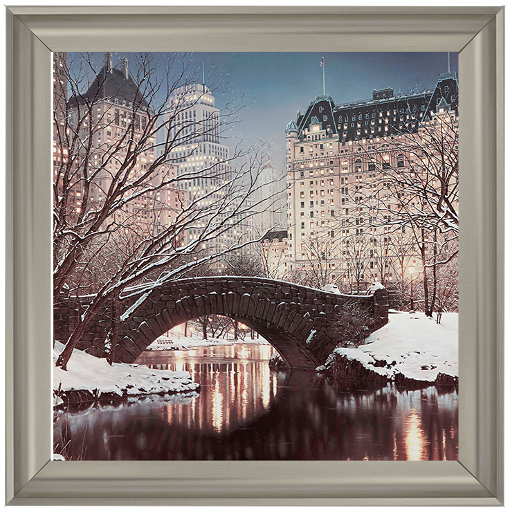 CY100 Gapstow Bridge in Winter, Central Park, New York