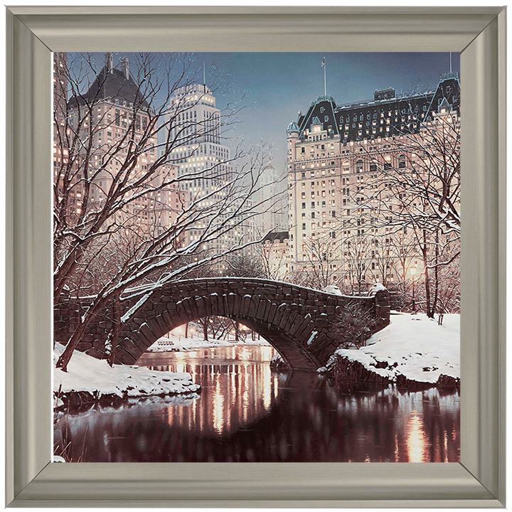 CY100 Gapstow Bridge in Winter, Central Park, New York