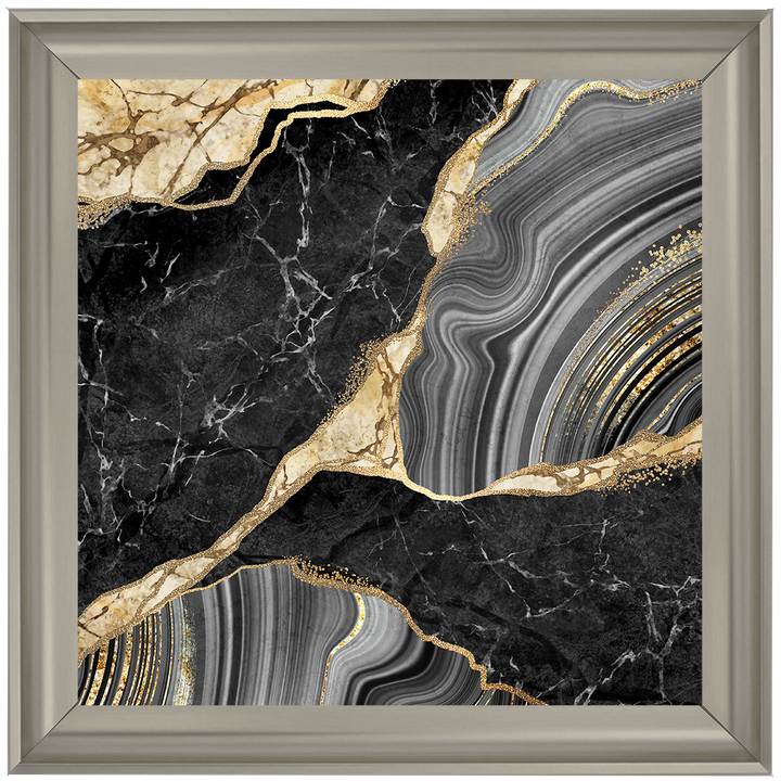 AB156 Black & Gold Marble