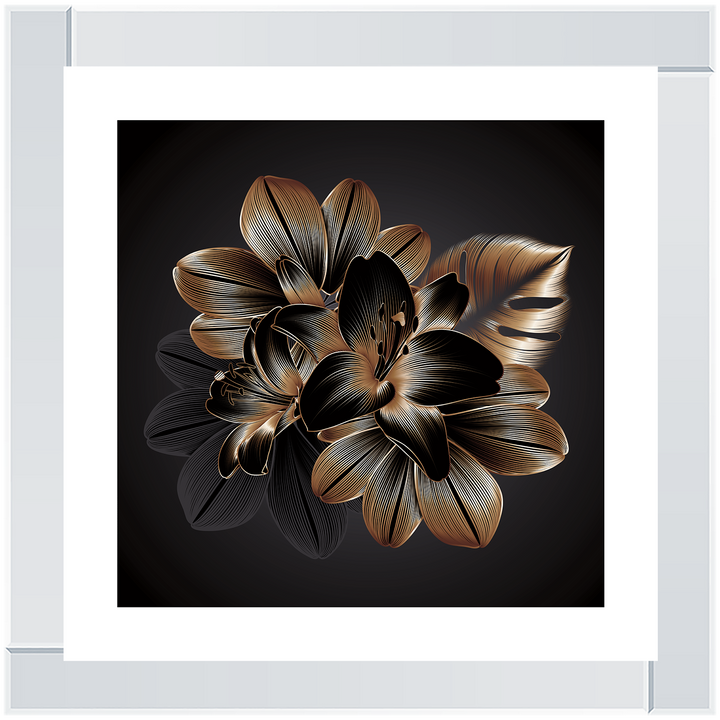 FL239 Black Beauty Flower I