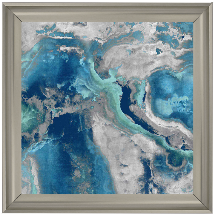 AB132 Blue & White Geode