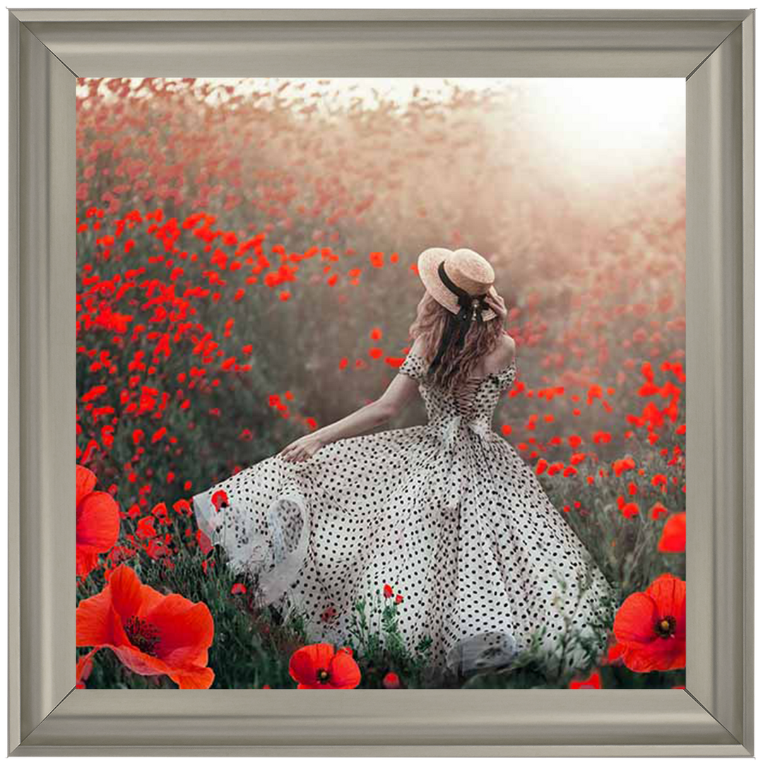 Stroll In A Field of Poppies