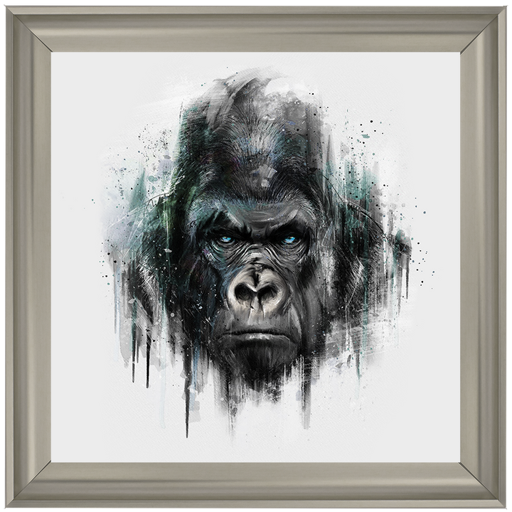 AN416 Blue Gorilla Watercolour