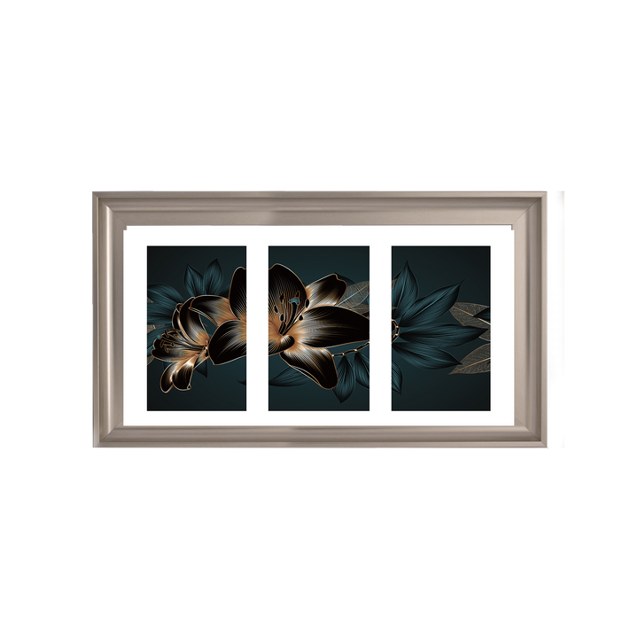 FL242 Black and blue beauty flower