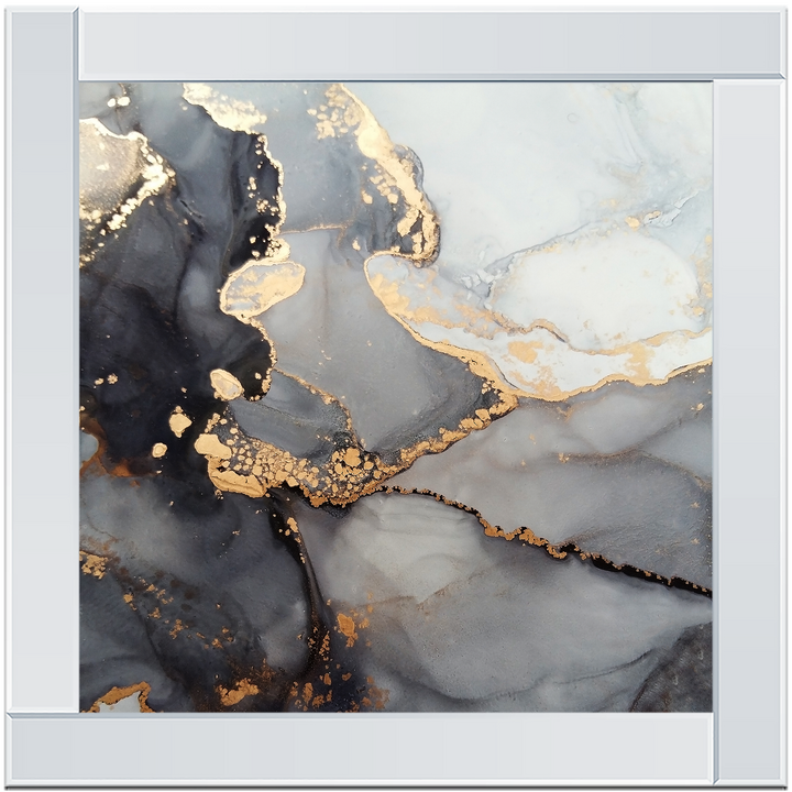 AB170 Abstract Black & Grey II