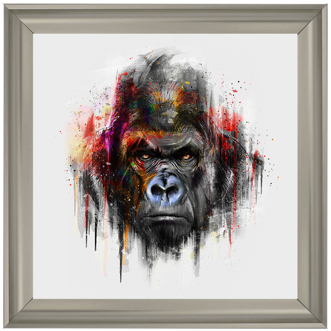 Red Gorilla Watercolour