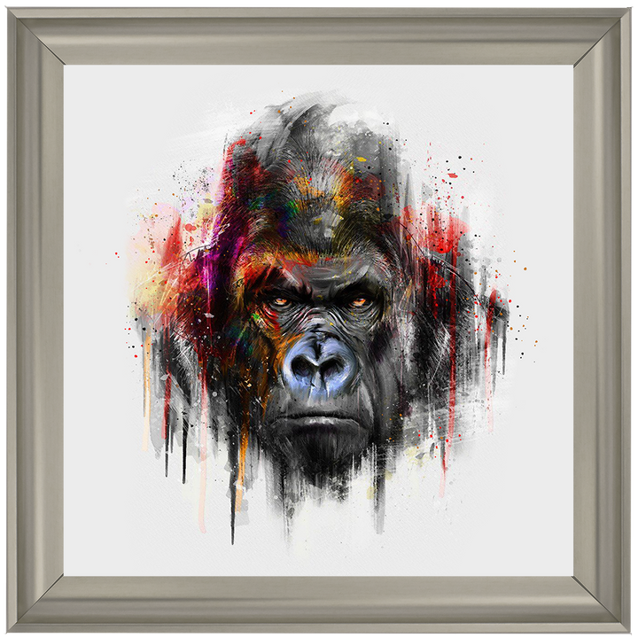 Red Gorilla Watercolour