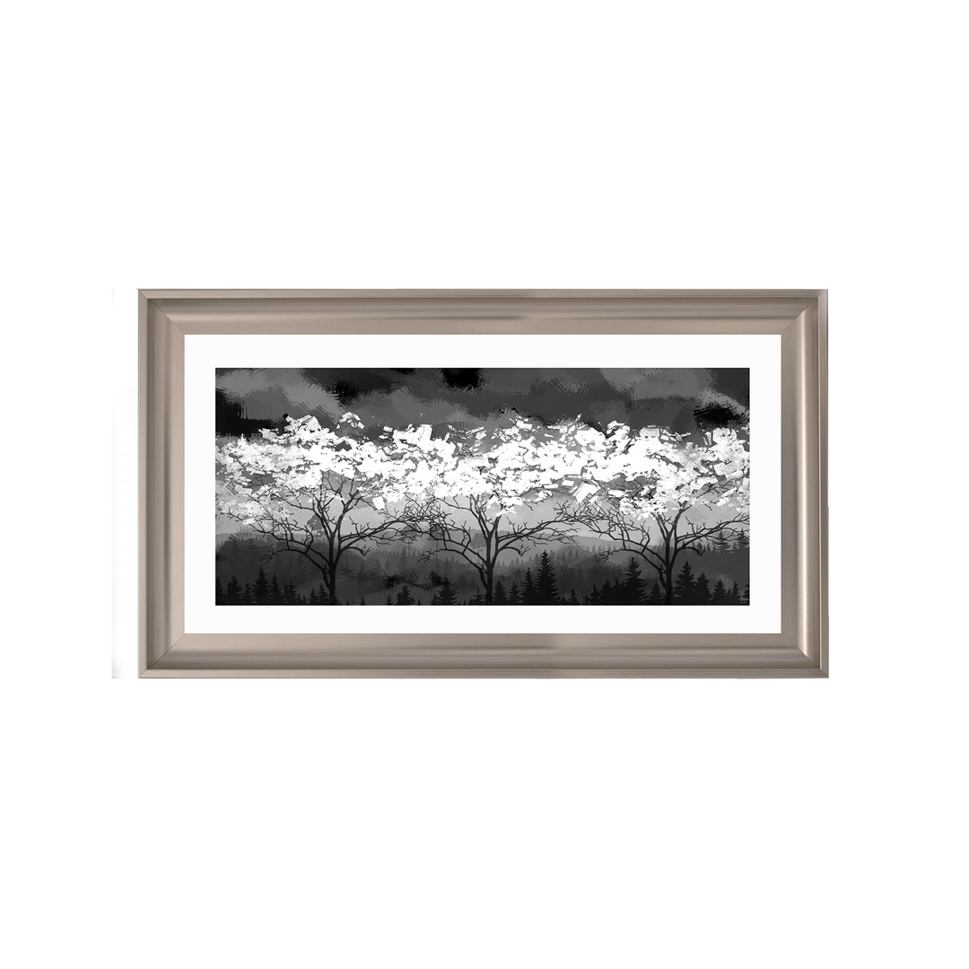 LS200 Black and white forest