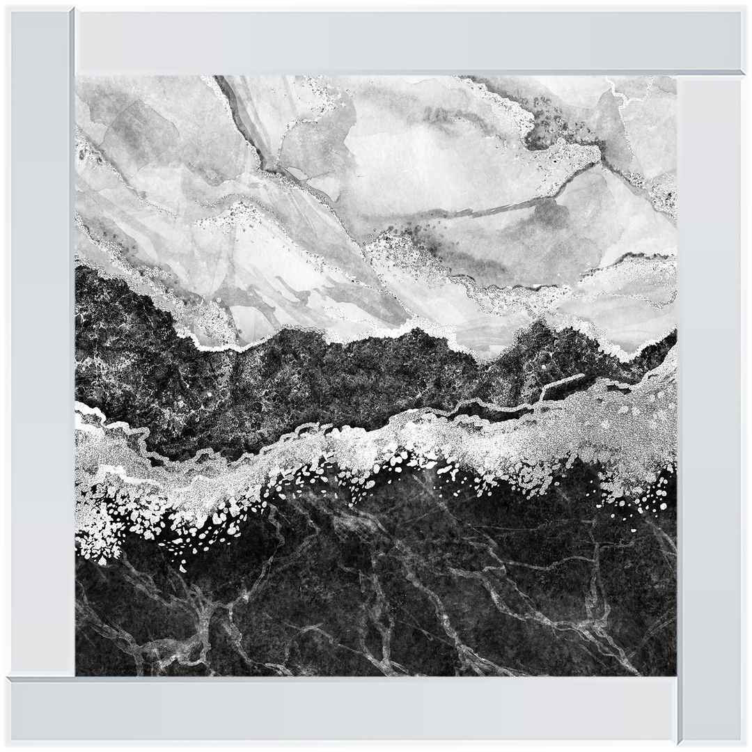 AB151 Abstract Black & Grey IV