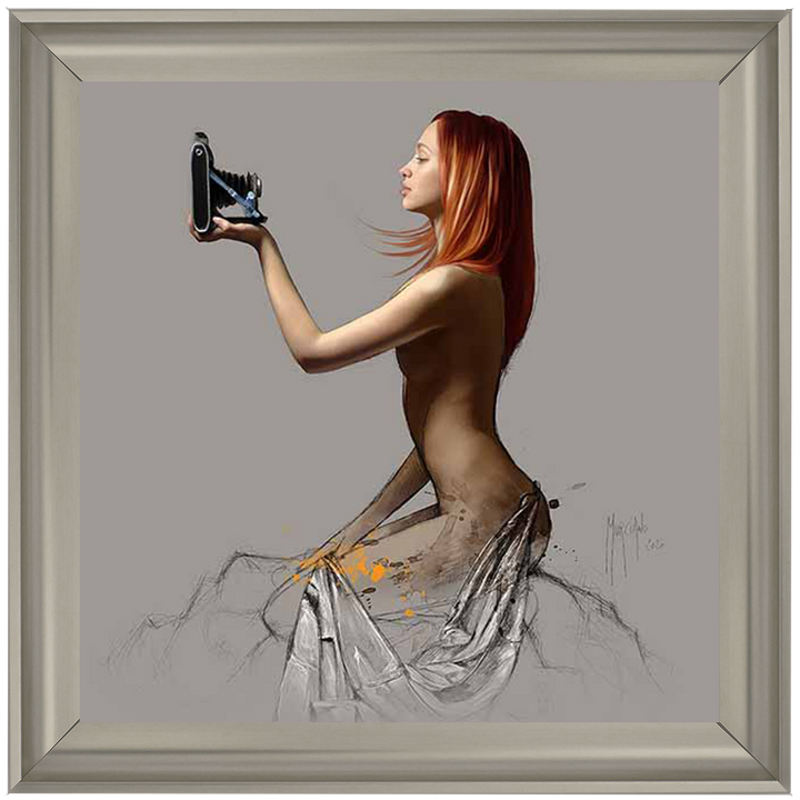 Nude Selfie Sketch